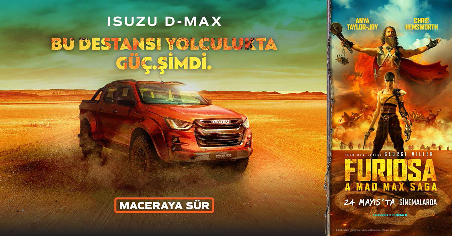 Isuzu D Max Mad Max Serisinin Besinci Filmi Furiosanin Iletisim Sponsoru Oldu 121447676