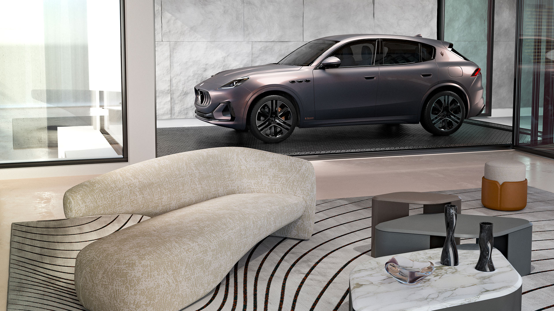 1744717684 Maserati Grecale Giorgetti Edition with the Giorgetti Maserati Edition interior design collection 2