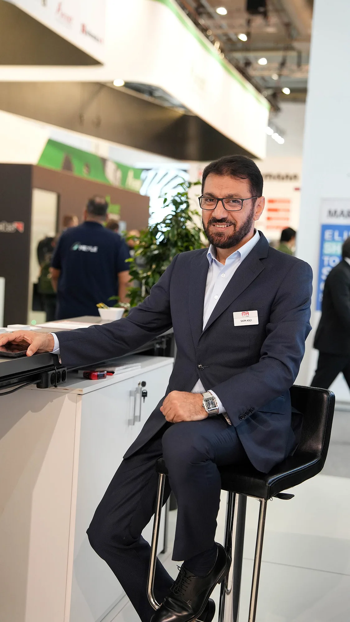 Motor Asin CEOsu Saim Asci Messe Frankfurt