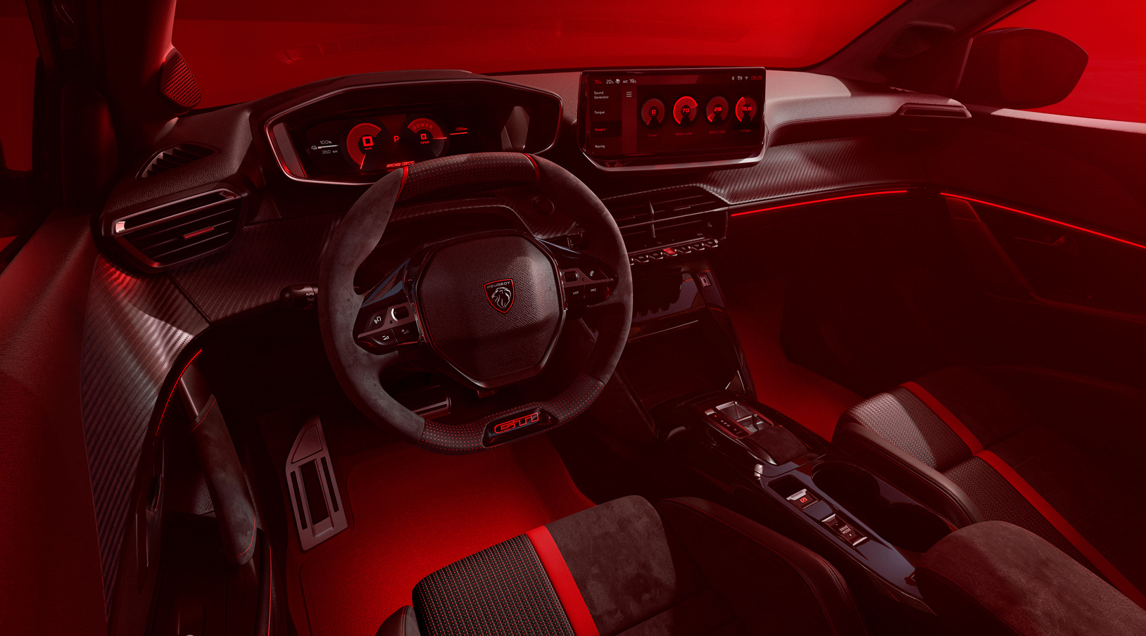 Peugeot E-208 GTi: GTi Efsanesinin elektrikli yeniden doğuşu 2 YENI PEUGEOT E 208 GTi 3