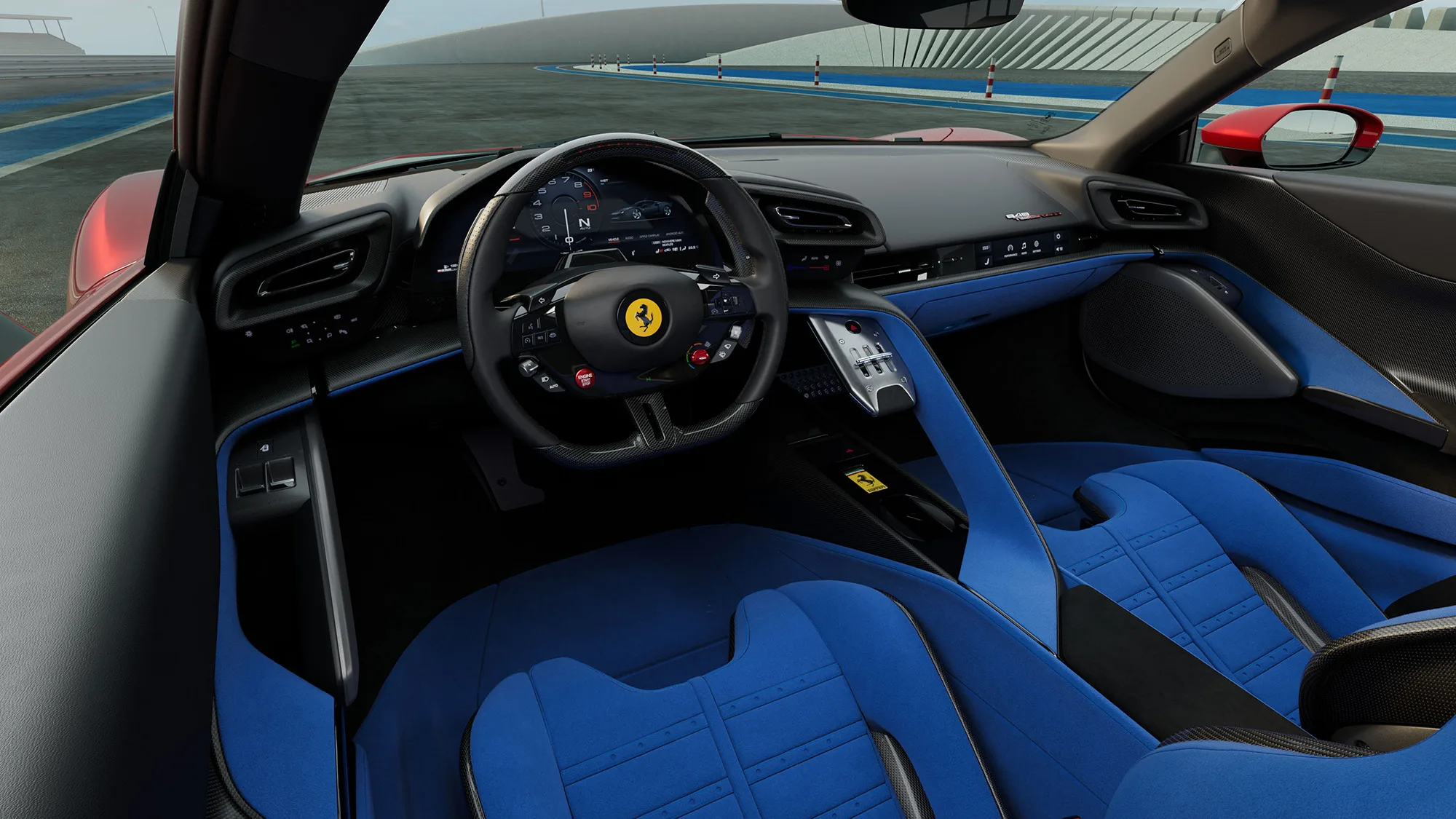 Ferrari 849 Testarossa İç Mekan