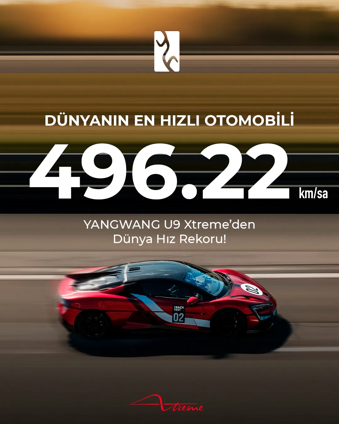 YANGWANG U9 Xtreme 49622 km sa Hiza Ulasarak Dunyanin En Hizli Seri Uretim Otomobili Oldu