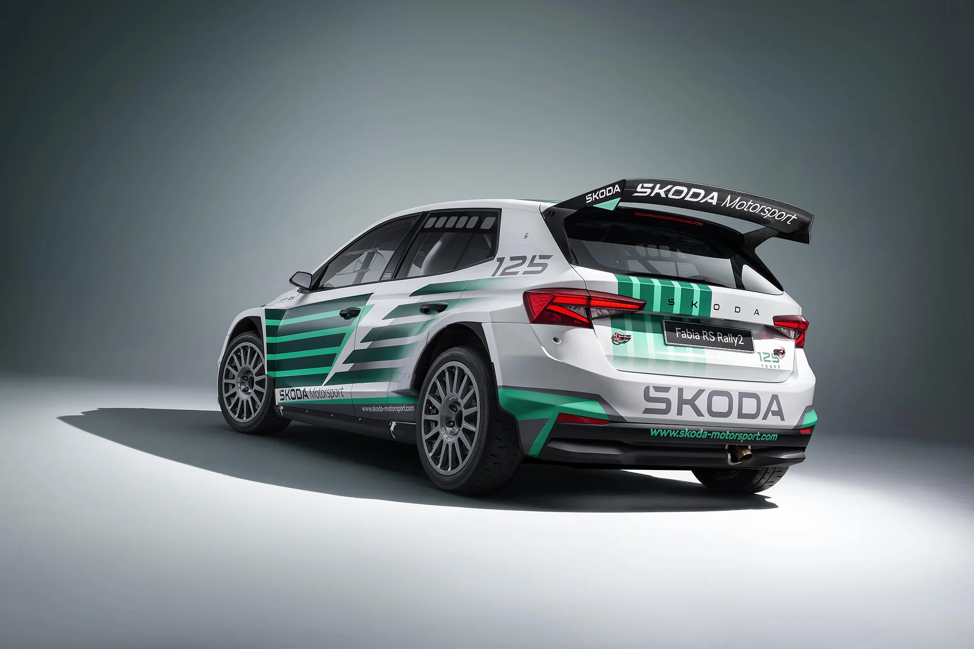 Škoda Motorsport 125. yılını Fabia RS Rally2 özel serisiyle kutluyor 1 Fabiars Rally2