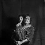 Avani Rai and Papa posing for Nitin Rai, 1997.