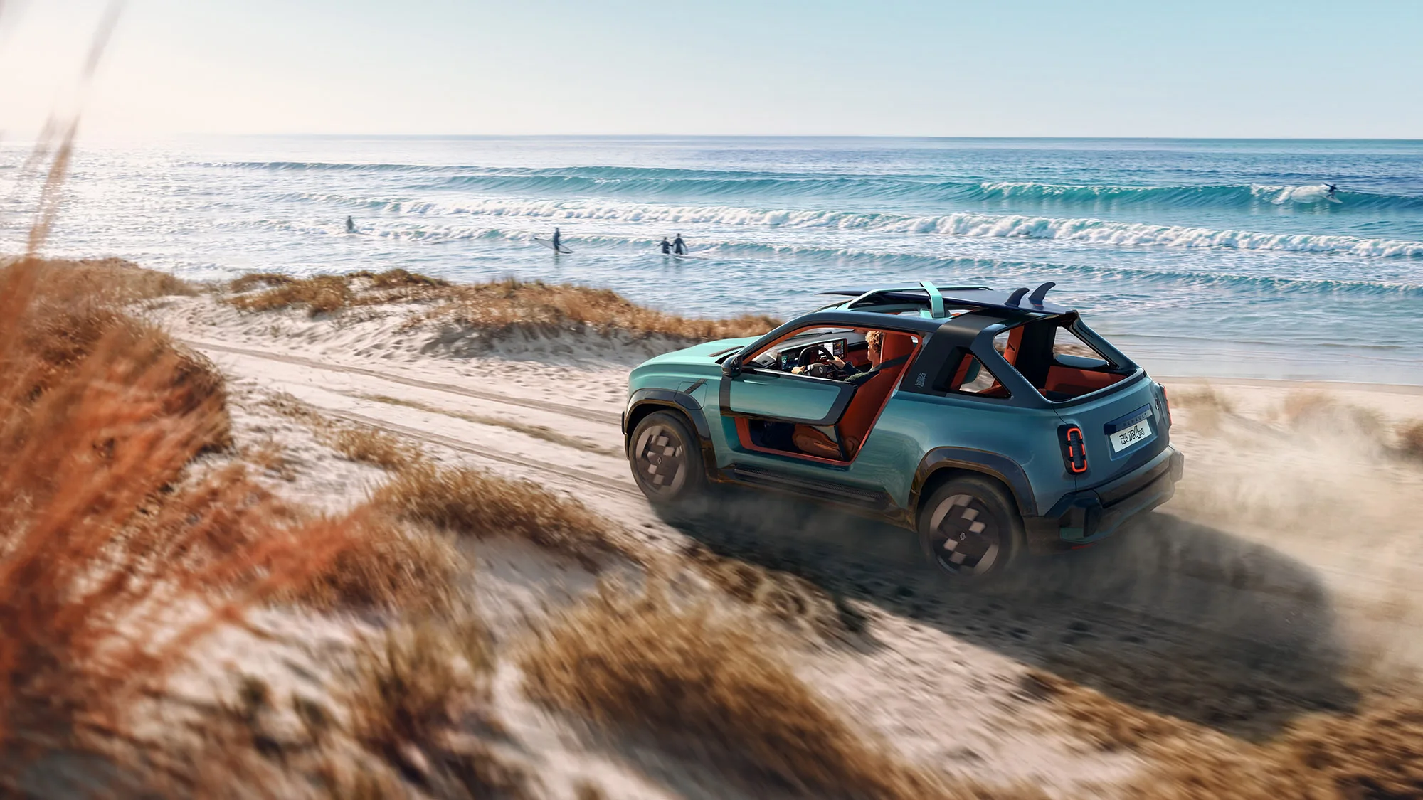 Renault 4 JP4x4 Concept tanıtıldı: Elektrikli “Beach Adventurer” Roland-Garros’ta sahneye çıktı 1 Renault 4 JP4x4 Concept
