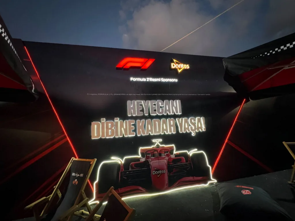 Doritos, Formula 1 heyecanı İstanbul Festivali