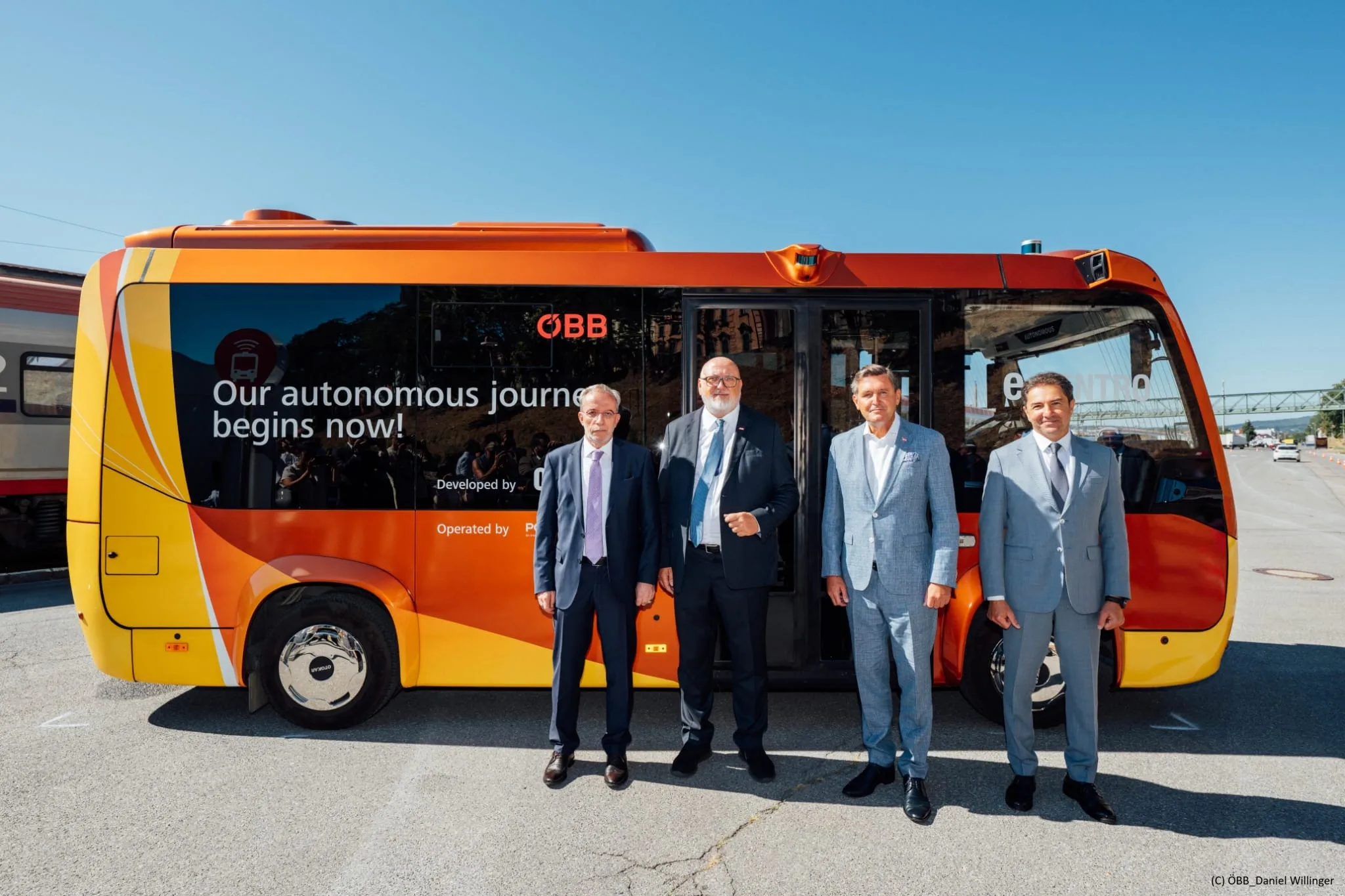 Otokar'ın otonom e-Centro otobüsü Avusturya'da