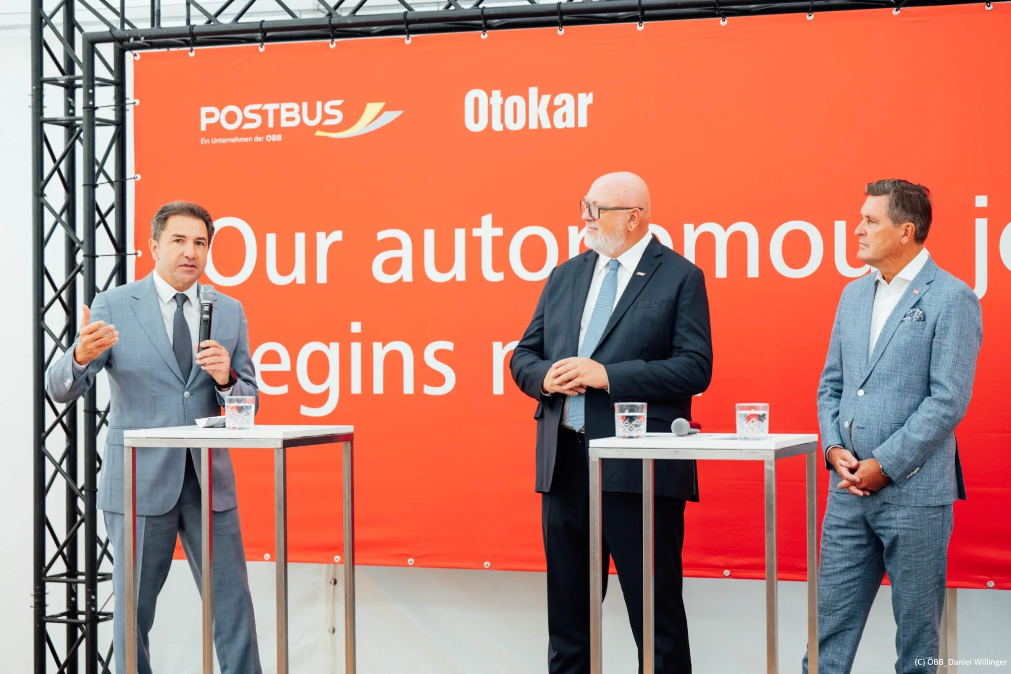 Otokar'ın otonom e-Centro otobüsü Avusturya'da