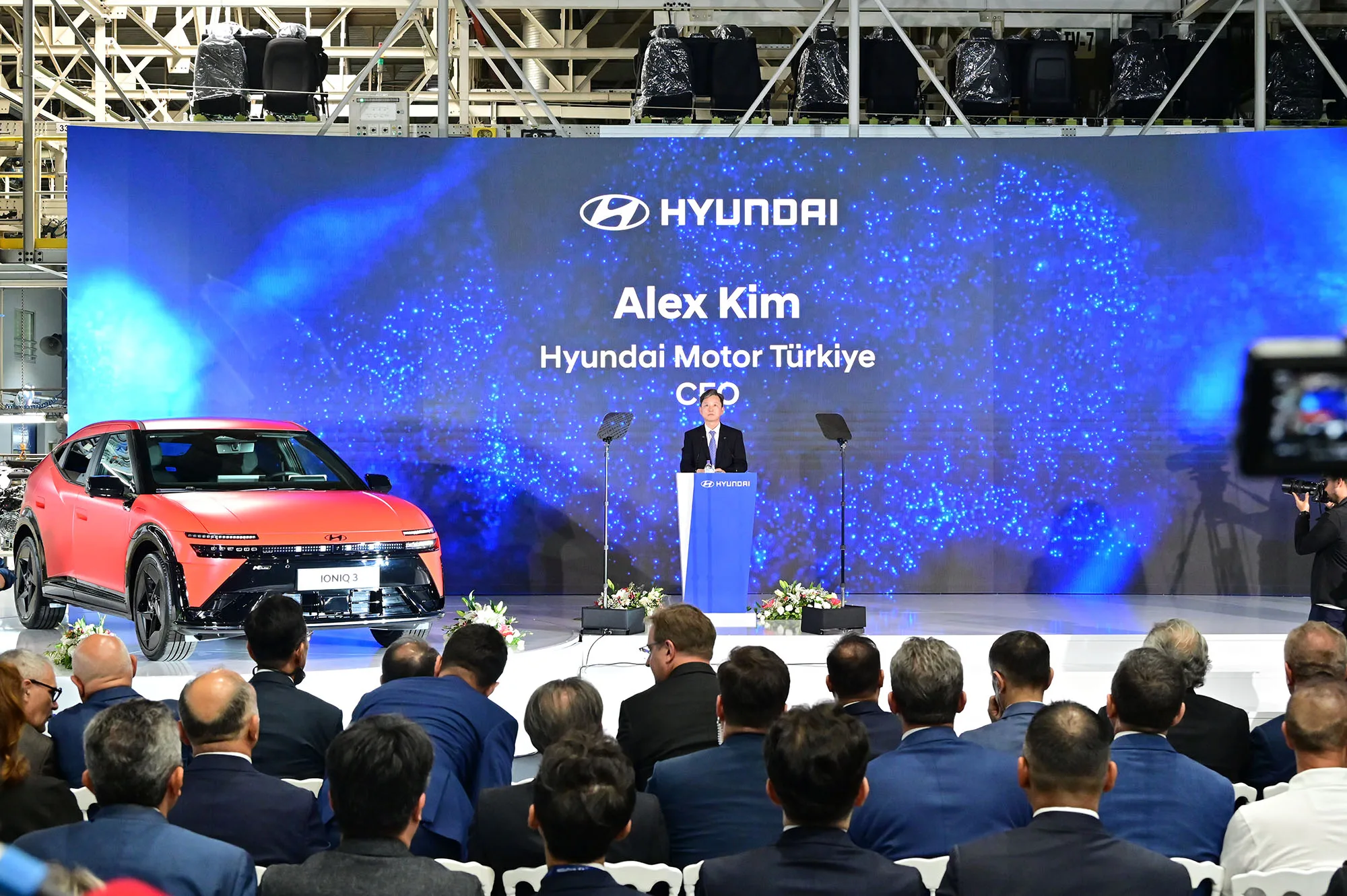 Hyundai Motor Türkiye, ilk elektrikli aracı IONIQ 3’ün üretimine başladı