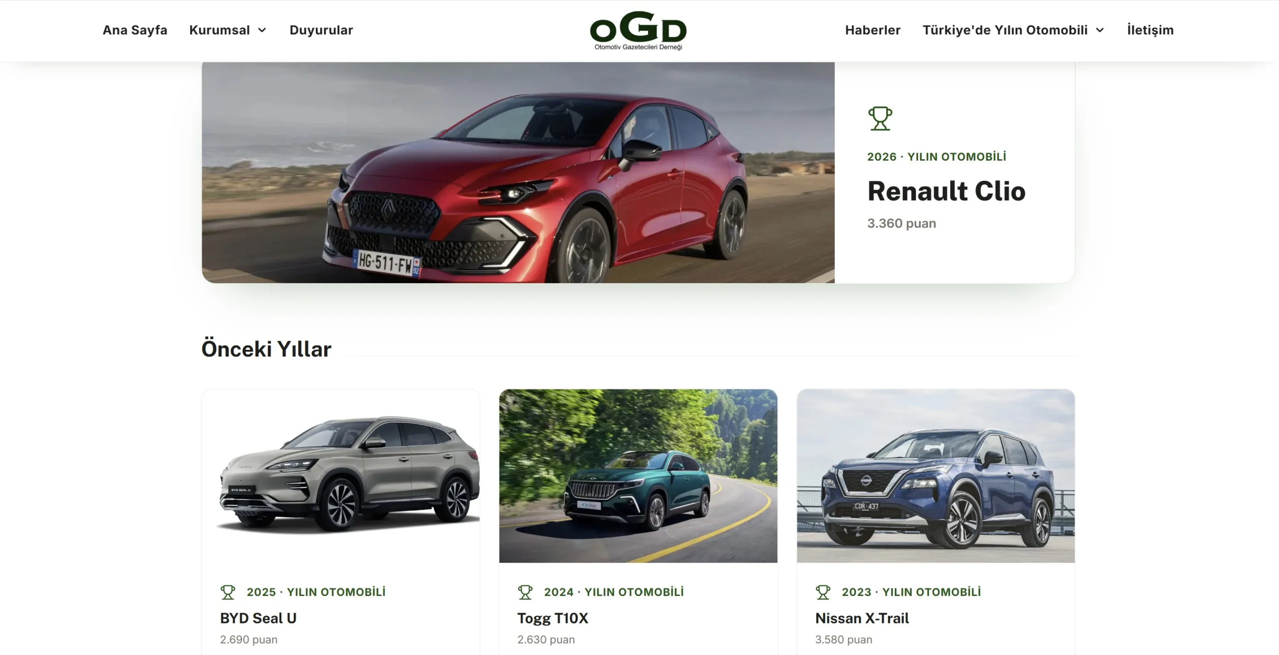 Otomotiv Gazetecileri Derneği’nin dijital mecraları yenilendi