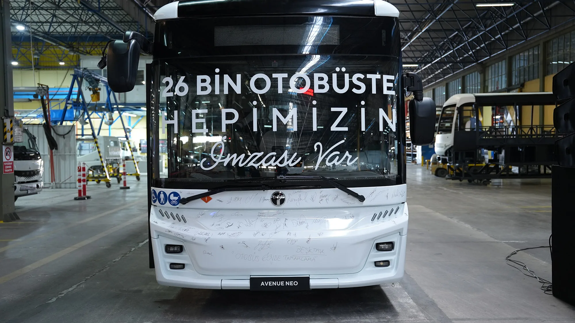 TEMSA’nın 26 bininci otobüsü Avenue Neo banttan indi
